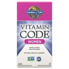 Garden of Life, Vitamin Code, 女性綜合維他命, 120 素食膠囊